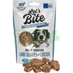 Brit DOG Let’s Bite Meat Snacks Lamb Squares with Chicken 80g