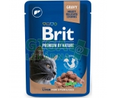 Brit Premium Cat kapsa Liver for Sterilised 100g