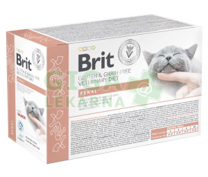 Brit Veterinary Diet Cat Pouch fillets in Gravy Renal 12x 85 g