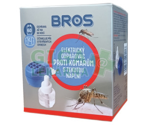 BROS Elektr.odpař.proti komárům s náplní 40ml
