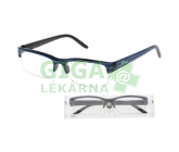 Brýle čtecí +3.50 modro-černé s pouzdrem FLEX