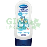 Bubchen Kids sensitive šampon a sprchový gel 230ml