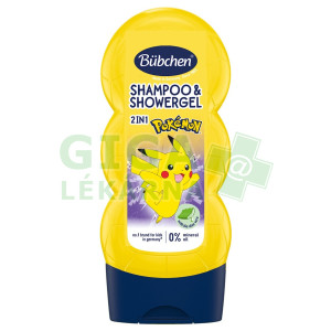 Bübchen šampon a sprchový gel 2v1 Pokémon 230ml