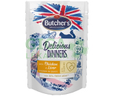 Butchers Cat Delic. Dinner kuře játra kapsa 100g