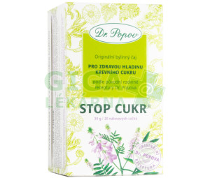 Dr.Popov Čaj Stop cukr 20x1.5g