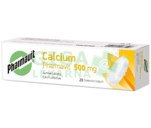 Calcium 500mg Pharmavit por.tbl.eff.20x500mg