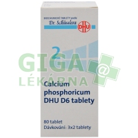 Calcium phosphoricum DHU 80 tablet D6 (No.2)