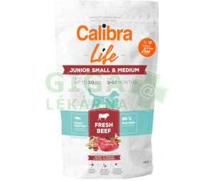 Calibra Dog Life Junior Small Medium Fresh Beef 100g