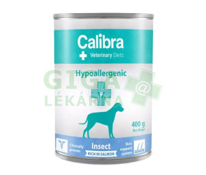 Calibra VD Dog konz.Hypoallergen.Insect Salmon 400g