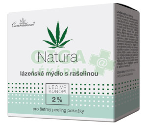 Cannaderm Natura lázeňské mýdlo s rašelinou 80g