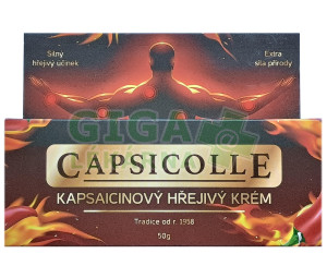 CAPSICOLLE kapsaicinový krém extra hřejivý 50g