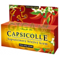 Fotka CAPSICOLLE kapsaicinový krém extra hřejivý 50g Obrázek CAPSICOLLE kapsaicinový krém extra hřejivý 50g