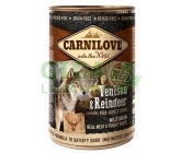 Carnilove WM konz. Venison + Reindeer Grain Free 400g