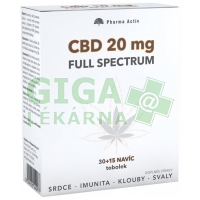 Obrázek CBD 20mg Full Spectrum 30+15 tobolek