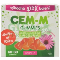 Fotka CEM-M gummies Imunita tbl.60+60 Dárk. balení Obrázek CEM-M gummies Imunita tbl.60+60 Dárk. balení