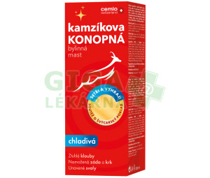 Cemio Kamzíkova konopná mast chladivá 200ml dárek