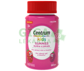Centrum Kids Gummies malina a jahoda želé 60ks