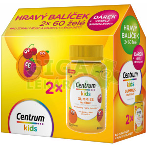 Centrum Kids Gummies multifruit 2x60ks dárkové balení