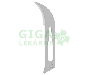 Čepelka skalpelová č.12 sterilní 10ks