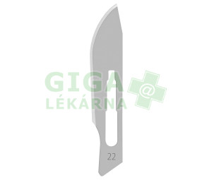 Čepelka skalpelová č.22 sterilní 10ks