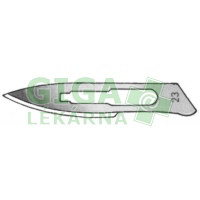 Fotka Čepelka skalpelová č.23 sterilní 10ks Obrázek Čepelka skalpelová č.23 sterilní 10ks