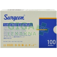 Čepelky skalpelové č.20 sterilní 100ks SURGEON