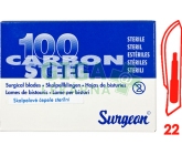 Čepelky skalp.č.22 steril.100ks CELIMED