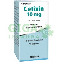 Cetixin 10mg 100 tablet