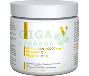 Clinical Collagen 10 000mg + vitamín C + selen & Q10 320g