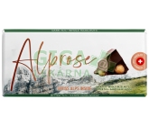 Čokoláda Alprose hořká 74% s lískovými oříšky 300g