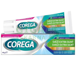 Corega Svěží Extra Silný fixační krém 40g