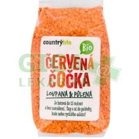 Country Life Čočka červená půlená 500 g BIO