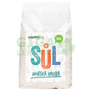 Country Life Sůl mořská hrubá 1 kg BIO