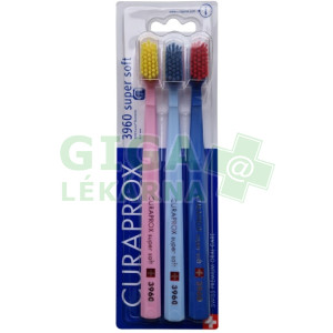 Fotka Curaprox CS 3960 Supersoft zubní kartáčky 3ks Obrázek Curaprox CS 3960 Supersoft zubní kartáčky 3ks