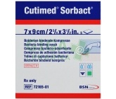 Cutimed Sorbact 7x9cm 5ks antimikrob.krytí přířez