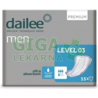 Dailee Men Premium Level 3 inko.vložky 15ks
