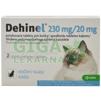 Dehinel 230mg/20mg pro kočky tbl.2