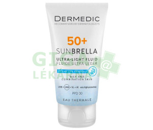 DERMEDIC SUNBRELLA Ultra lehká emulze na opalování SPF 50+ mastná a kombinovaná pleť 40ml