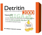 Detritin Vitamin D3 2000 IU 60 měkkých tobolek