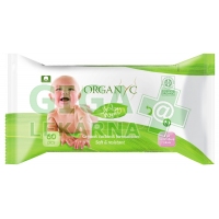 Dětské čistící ubrousky Organyc z biobavlny 60ks