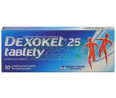 Dexoket 25 tablety por.tbl.flm.10x25mg