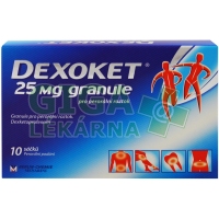 Dexoket 25mg granule 10 sáčků