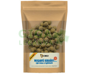 DINGO masové kuličky rybí maso s bylinkami 16mm/150g