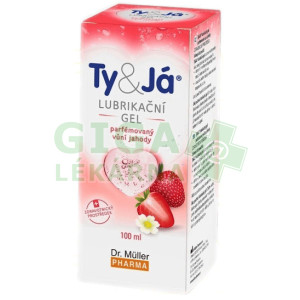 Dr.Müller Lubrikační gel Ty Já jahoda 100ml