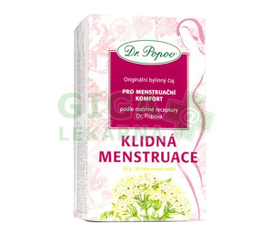 Dr.Popov Čaj Klidná menstruace 20x1.5g