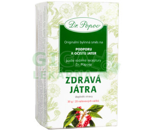 Dr.Popov Čaj Zdravá játra 20x1.5g