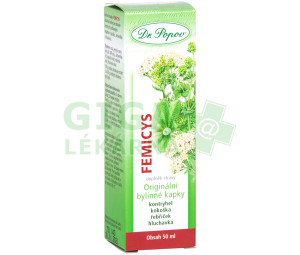 Dr.Popov Kapky bylinné Femicys 50ml