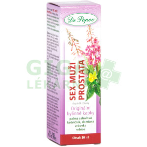 Dr.Popov Kapky bylinné Sex Muži Prostata 50ml