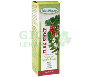 Vysoký tlak bylinné kapky Dr.Popov 50ml