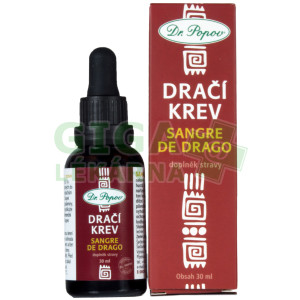 Obrázek Dr.Popov Kapky Dračí krev-Sangre de Drago 30ml
